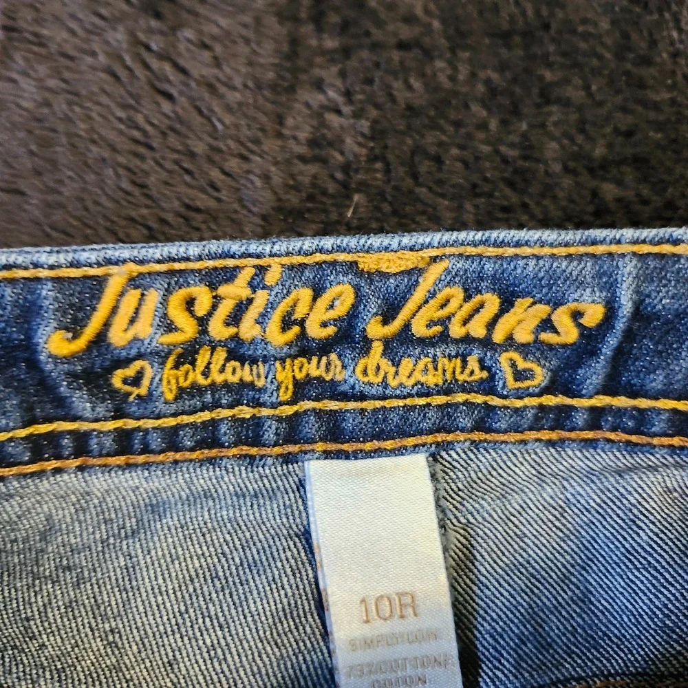 Justice Girls Blue Jeans Size 10R